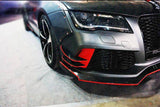 2015-2017 Audi RS7 BS Style Carbon Fiber Front Bumper Canards