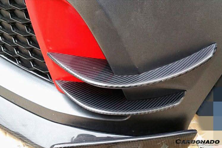 2015-2017 Audi RS7 BS Style Carbon Fiber Front Bumper Canards