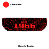 1966 Topographic Shifter Plate (Printed Series + Acrylic) - 2021+ Bronco