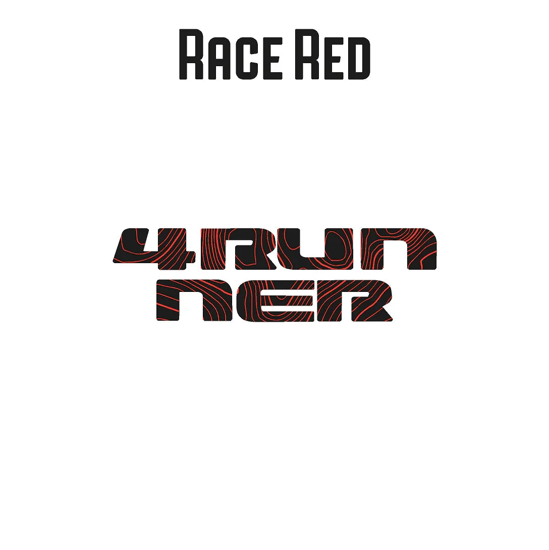 4RUNNER Topographic Rear Liftgate Emblem Overlays - 2025+ 4Runner