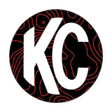 KC HiLITES Pro6 / Titan Gravity Light Cover Topo Overlays (Pair) - Universal