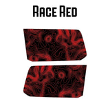 Topographic Rear Window Map Overlays V3 (Perforated) - 2024+ Land Cruiser