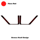 Topo Rear Door Net Trim Overlay Kit (Printed Series) - 2021+ Bronco