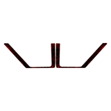 Topo Front Door Net Trim Overlay Kit (Printed Series) - 2021+ Bronco