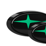 Racing Art [15-21 WRX/STI]  Front + Rear Emblem Kit