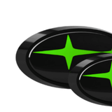 Racing Art [15-21 WRX/STI]  Front + Rear Emblem Kit