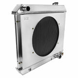 Spec-D Aluminum Radiator Chevy / GMC CK Truck (1963-1966) Triple 3 Row Core w/ Trans Cooler