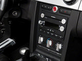 Speedform Modern Billet 3-Piece Radio Button Covers; Chrome (05-09 Mustang)