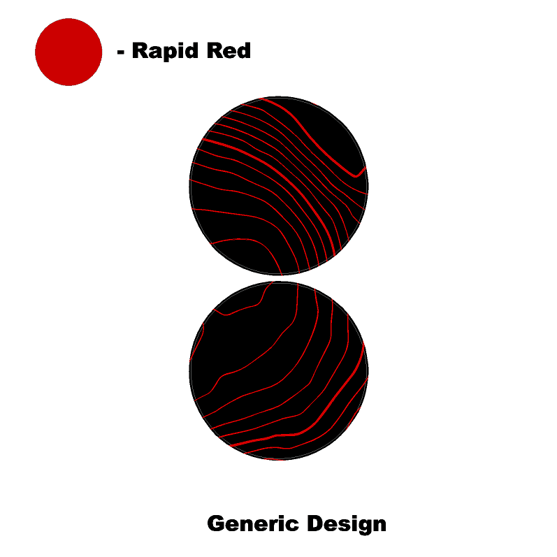 1966 Topographic Shifter Plate (Printed Series + Acrylic) - 2021+ Bronco