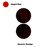 1966 Topographic Shifter Plate (Printed Series + Acrylic) - 2021+ Bronco