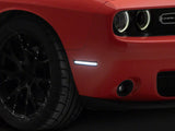 Raxiom LED Side Markers; Front and Rear; White LED (15-23 Challenger, Excluding Widebody)