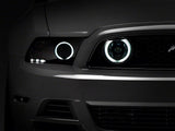 Raxiom Ccfl Halo Fog Lights; Chrome (13-14 Mustang Gt)