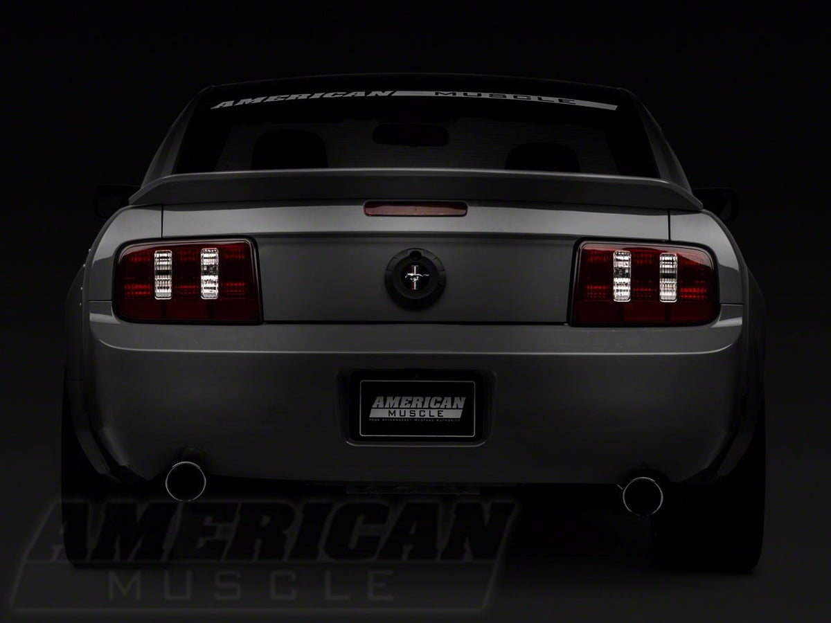 Raxiom Coyote Tail Lights And Sequential Tail Light Kit; Smoked (05-09 Mustang)
