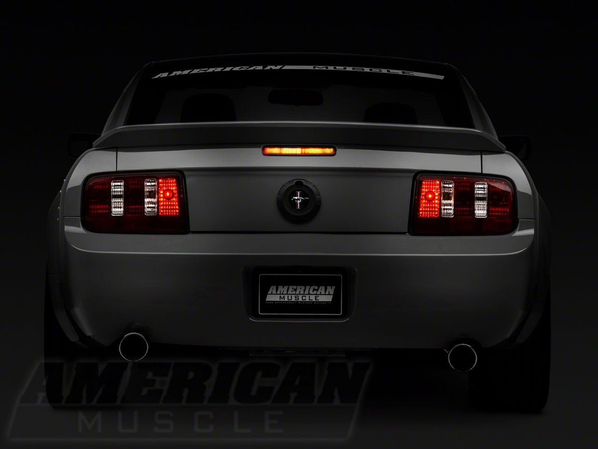 Raxiom Coyote Tail Lights And Sequential Tail Light Kit; Smoked (05-09 Mustang)