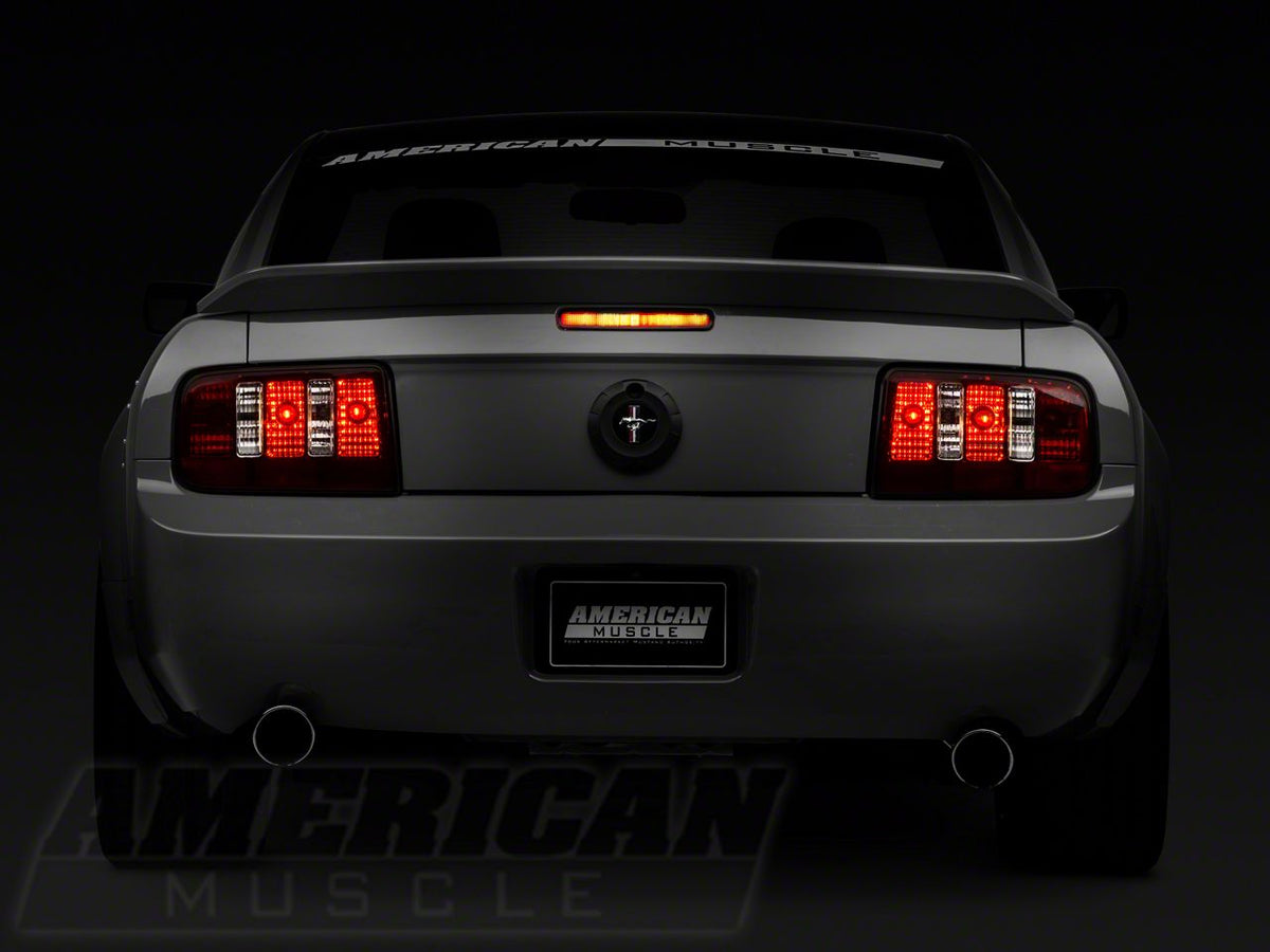 Raxiom Coyote Tail Lights And Sequential Tail Light Kit; Smoked (05-09 Mustang)