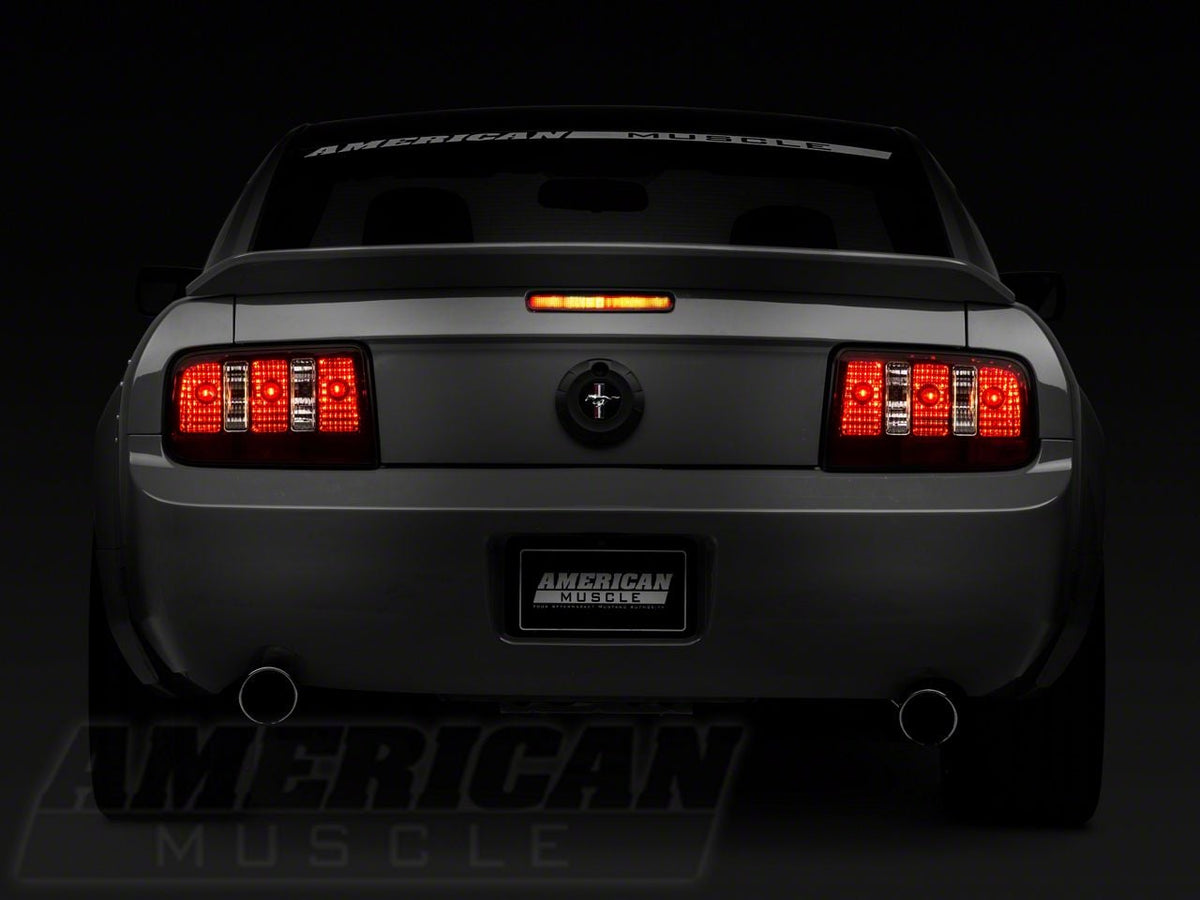 Raxiom Coyote Tail Lights And Sequential Tail Light Kit; Smoked (05-09 Mustang)