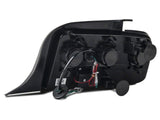 Raxiom Gen5 Tail Lights; Black Housing; Smoked Lens (05-09 Mustang)
