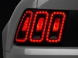 Raxiom Icon Led Tail Lights; Black Housing; Smoked Lens (99-04 Mustang, Excluding 99-01 Cobra)