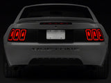 Raxiom Icon Led Tail Lights; Black Housing; Smoked Lens (99-04 Mustang, Excluding 99-01 Cobra)