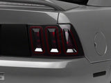 Raxiom Icon Led Tail Lights; Black Housing; Smoked Lens (99-04 Mustang, Excluding 99-01 Cobra)