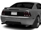 Raxiom Icon Led Tail Lights; Black Housing; Smoked Lens (99-04 Mustang, Excluding 99-01 Cobra)