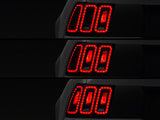 Raxiom Icon Led Tail Lights And Sequential Tail Light Kit; Black Housing; Smoked Lens (99-04 Mustang, Excluding 99-01 Cobra)