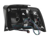 Raxiom Icon Led Tail Lights And Sequential Tail Light Kit; Black Housing; Smoked Lens (99-04 Mustang, Excluding 99-01 Cobra)