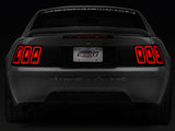 Raxiom Icon Led Tail Lights And Sequential Tail Light Kit; Black Housing; Smoked Lens (99-04 Mustang, Excluding 99-01 Cobra)