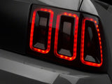 Raxiom Icon Led Tail Lights And Sequential Tail Light Kit; Black Housing; Smoked Lens (99-04 Mustang, Excluding 99-01 Cobra)