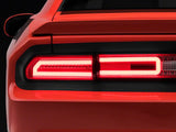 Raxiom Led Tail Lights; Chrome Housing; Red/Clear Lens (08-14 Challenger)