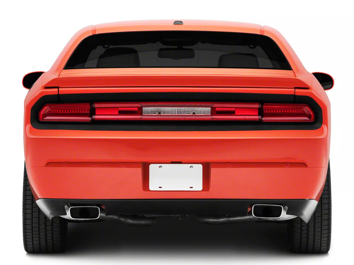 Raxiom Led Tail Lights; Chrome Housing; Red/Clear Lens (08-14 Challenger)
