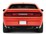 Raxiom Led Tail Lights; Chrome Housing; Red/Clear Lens (08-14 Challenger)