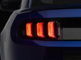 Raxiom Cxr Series Led Tail Lights; Black Housing; Smoked Lens (13-14 Mustang)