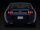 Raxiom Cxr Series Led Tail Lights; Black Housing; Smoked Lens (13-14 Mustang)