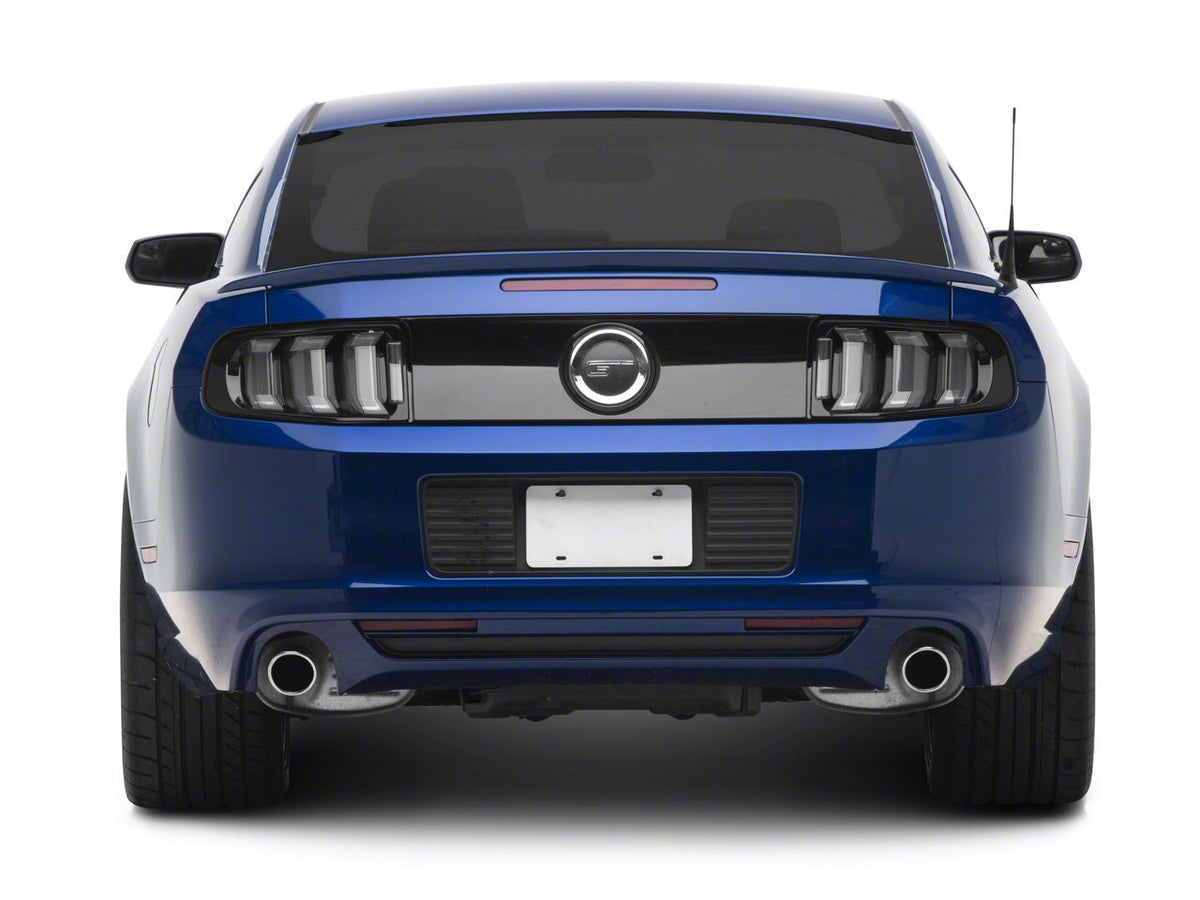 Raxiom Cxr Series Led Tail Lights; Black Housing; Smoked Lens (13-14 Mustang)