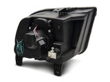 Raxiom Projector Headlights; Black Housing; Clear Lens (05-09 Mustang W/ Factory Halogen Headlights, Excluding Gt500)