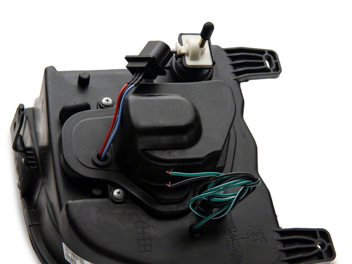Raxiom Projector Headlights; Black Housing; Clear Lens (05-09 Mustang W/ Factory Halogen Headlights, Excluding Gt500)