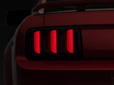 Raxiom Vector V2 Led Tail Lights; Black Housing; Smoked Lens (05-09 Mustang)