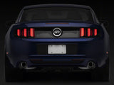 Raxiom Vector V2 Tail Lights; Black Housing; Clear Lens (13-14 Mustang)