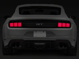 Raxiom Profile Led Tail Lights; Gloss Black Housing; Smoked Lens (15-23 Mustang)