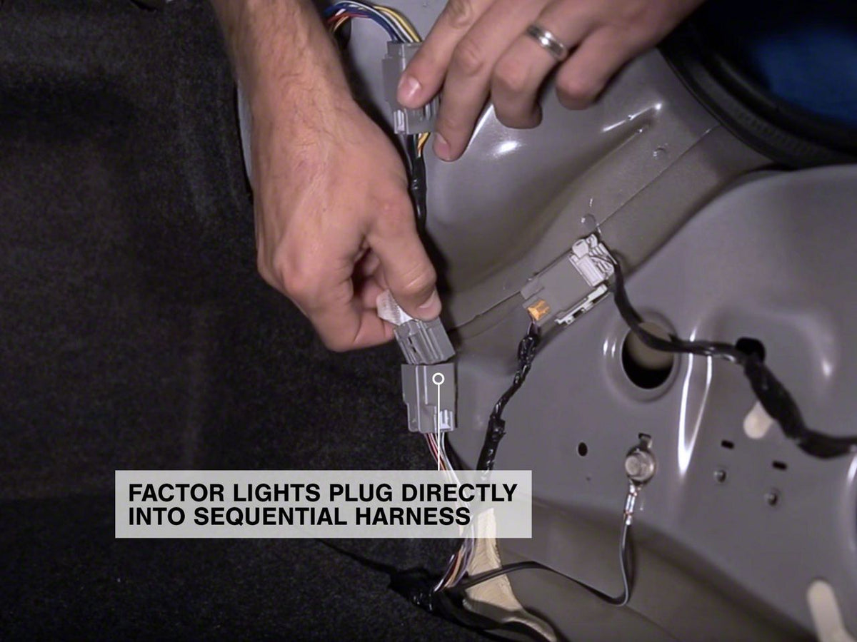 Raxiom Tail Light Sequencer; Plug-and-Play (10-23 Mustang)