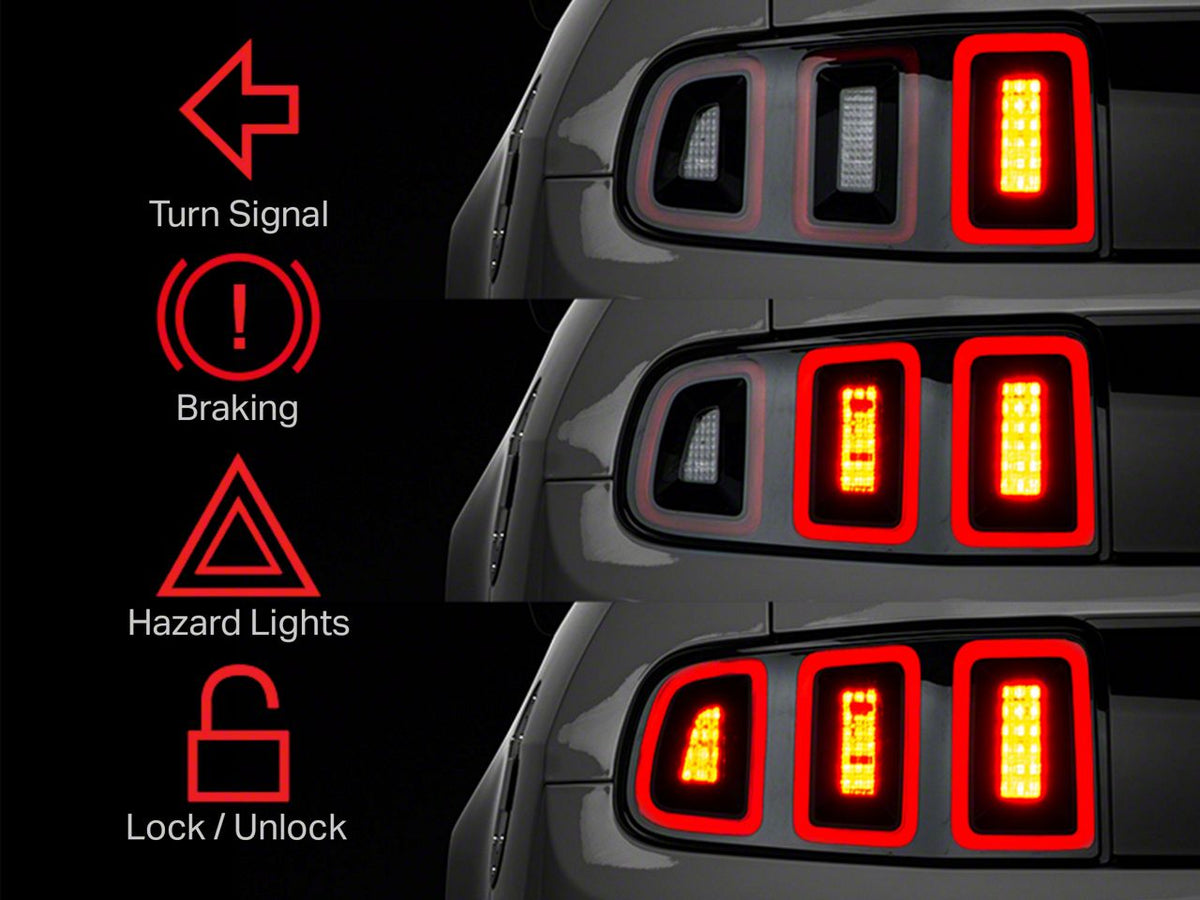 Raxiom Tail Light Sequencer; Plug-and-Play (10-23 Mustang)