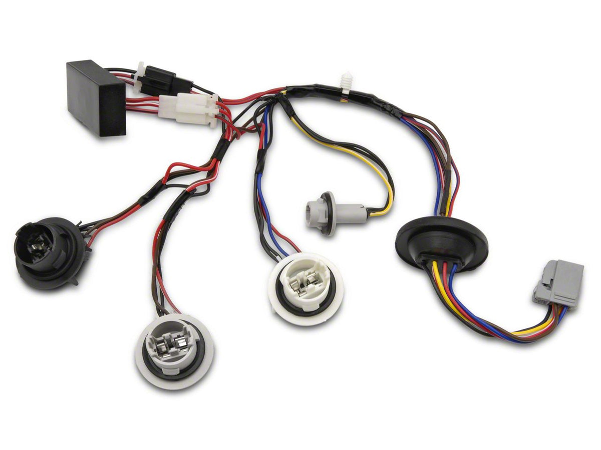 Raxiom Tail Lights And Sequential Tail Light Kit; Black Housing; Smoked Lens (05-09 Mustang)