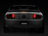 Raxiom Tail Lights And Sequential Tail Light Kit; Black Housing; Smoked Lens (05-09 Mustang)
