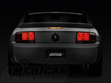 Raxiom Tail Lights And Sequential Tail Light Kit; Black Housing; Smoked Lens (05-09 Mustang)