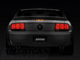 Raxiom Tail Lights And Sequential Tail Light Kit; Black Housing; Smoked Lens (05-09 Mustang)