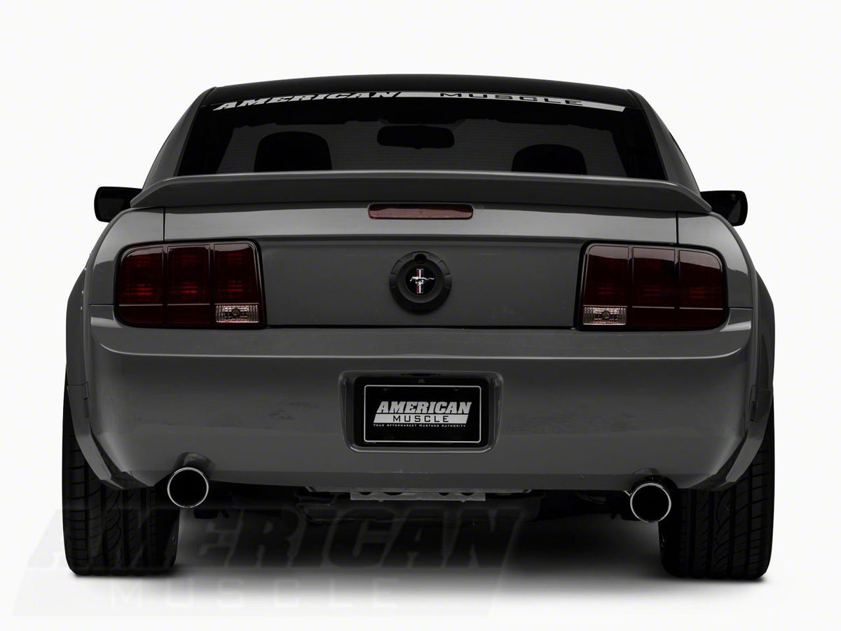 Raxiom Tail Lights And Sequential Tail Light Kit; Black Housing; Smoked Lens (05-09 Mustang)