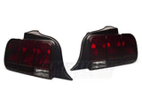 Raxiom Tail Lights And Sequential Tail Light Kit; Black Housing; Smoked Lens (05-09 Mustang)
