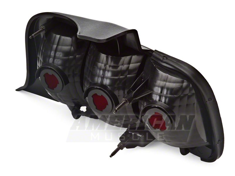 Raxiom Tail Lights And Sequential Tail Light Kit; Black Housing; Smoked Lens (05-09 Mustang)