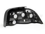 Raxiom Tail Lights and Sequential Tail Light Kit; Black Housing; Smoked Lens (94-98 Mustang)